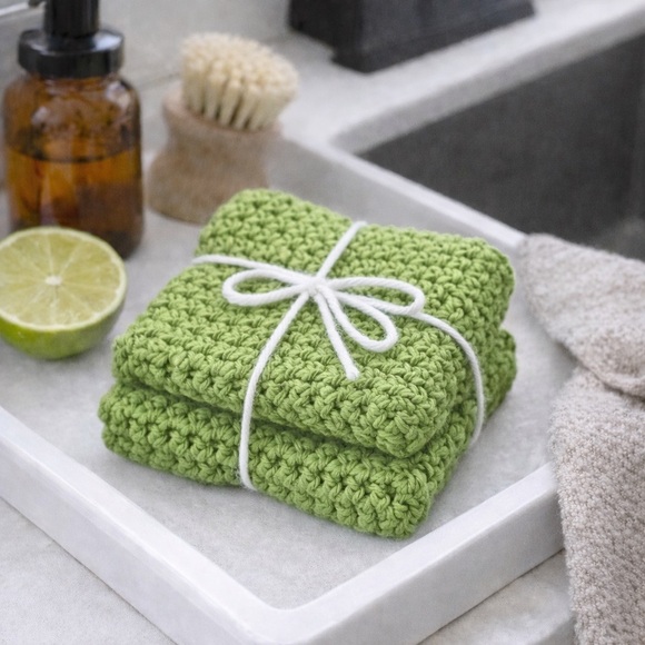 Handmade Other - Brand New!! Handmade 100% cotton Washcloth Set